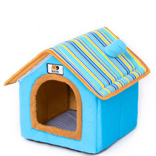 Load image into Gallery viewer, Luxury Dog House Cozy Dog Bed Puppy Kennel
