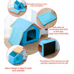 Luxury Dog House Cozy Dog Bed Puppy Kennel
