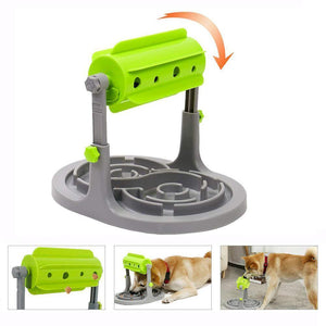 Pets Roller-Type Leaking Feeder Dog Food Dispenser
