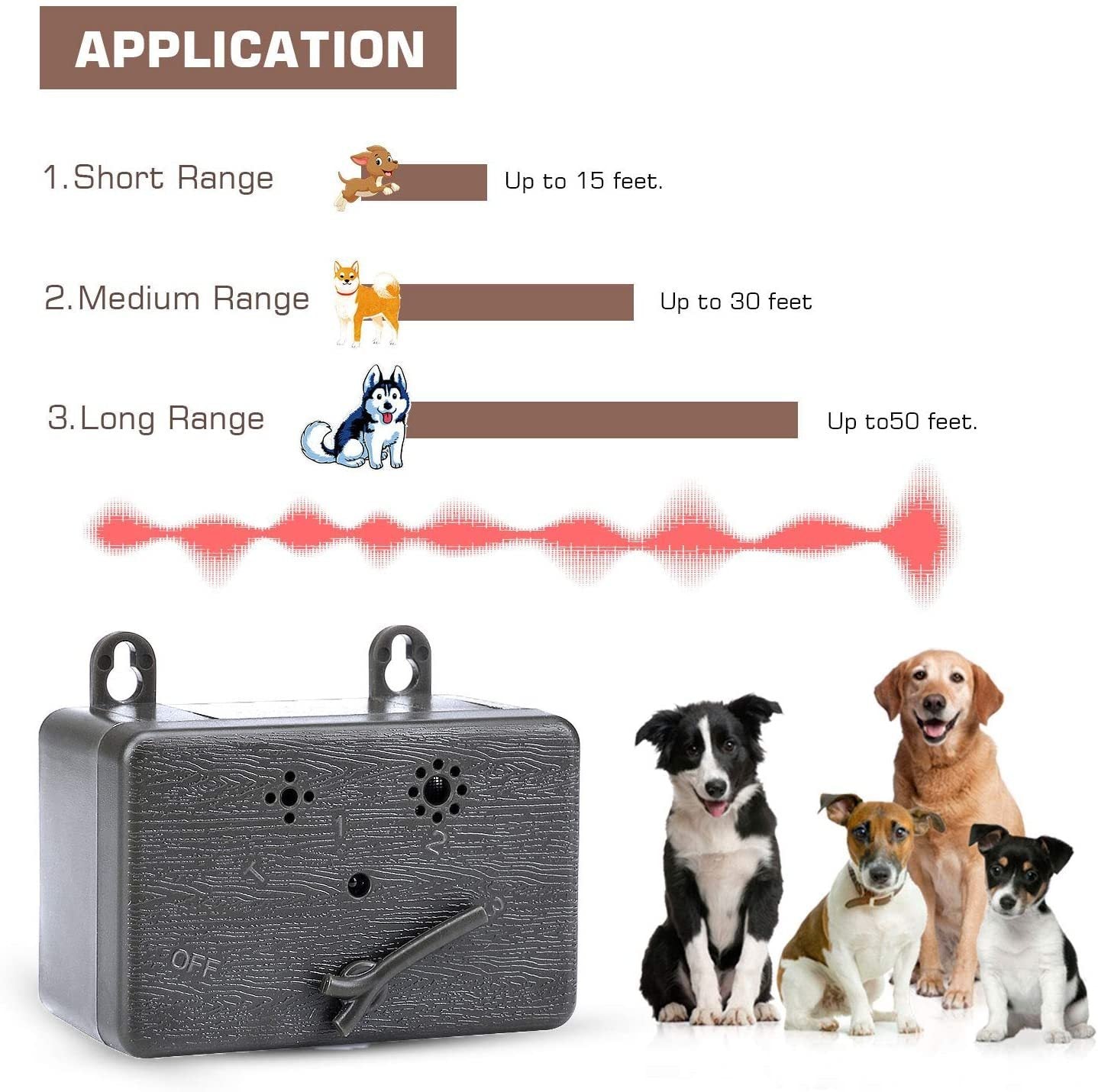 Ultrasonic Anti Barking Device For Dogs