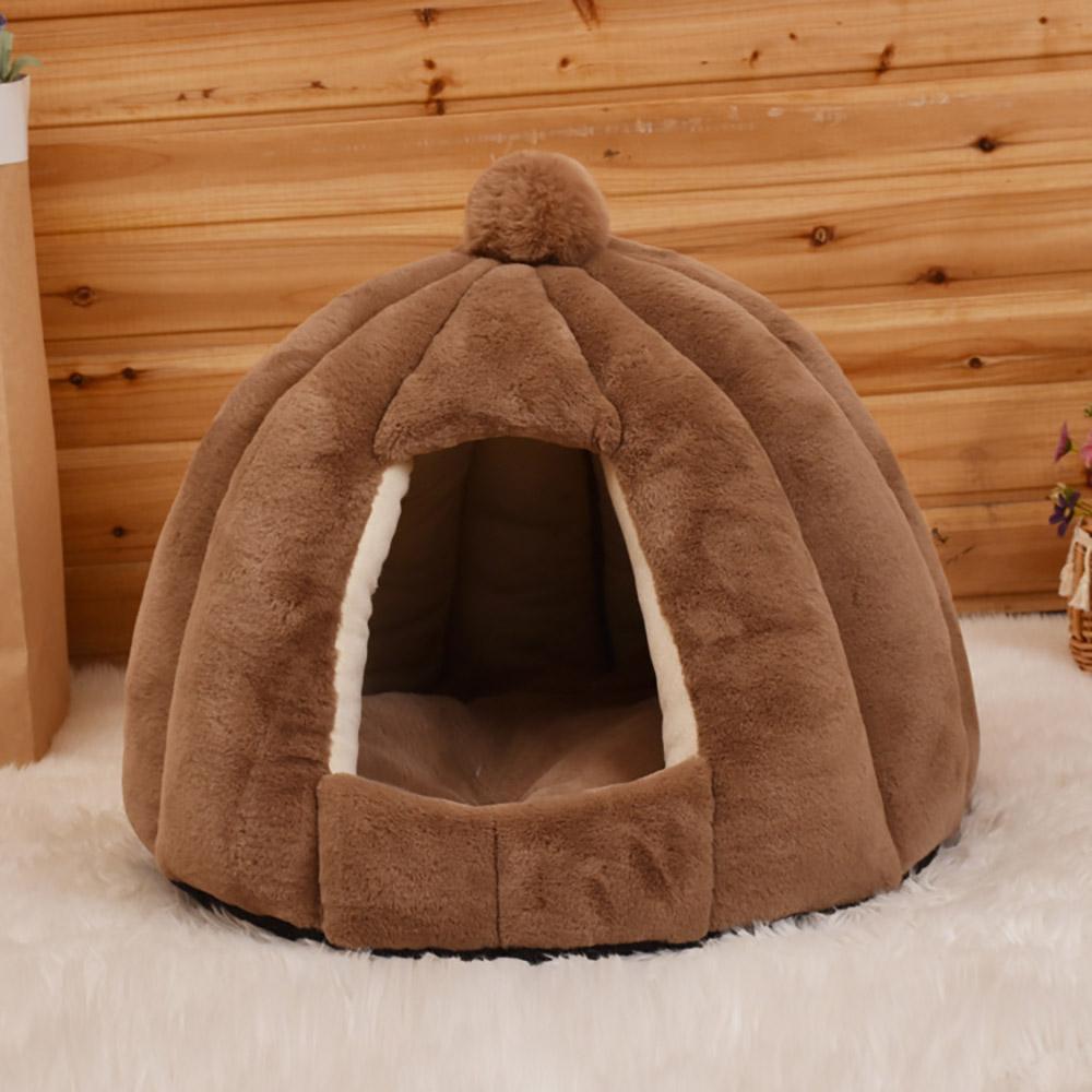 Plush Cat Cave Bed For Small Pets