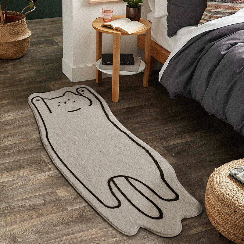 Nordic Cartoon Cute Cat Non Slip Floor Mat