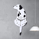 Dog Swing Tail Pendulum Wall Clock