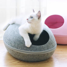 Load image into Gallery viewer, Felt Cat Bed Cave
