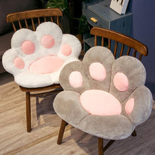 Load image into Gallery viewer, Cute Cat Paw Plush Seat Cushion

