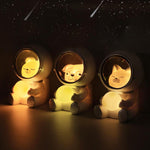 Cute Pet Astronaut Night Light