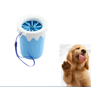 Portable Dog Paw Cleaner Cup Silicon Brush 360 Degree Paw Washing Cup