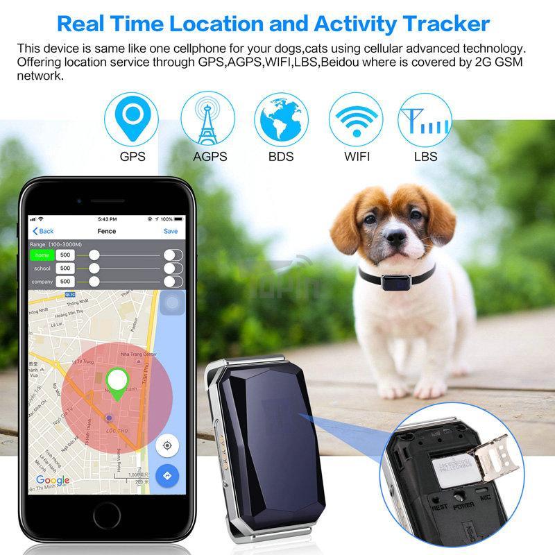Waterproof Pet Collar GPS Tracker for Pets