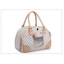 Load image into Gallery viewer, Stylish Checkered Tote Pet Carrier
