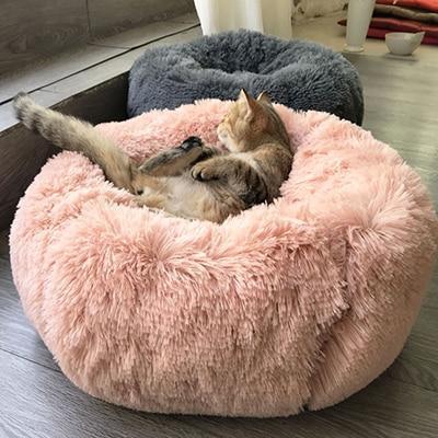 Calming Soft Fleece Dog Cat Bed